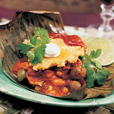 Giant Chicken Tamale Pie
