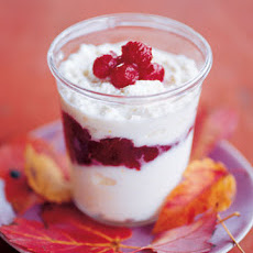 Cranberry Compote Layered with Lemon Ricotta