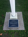 Masonic Lodge Flagpole Memorial