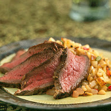 Italian-Style Hash Browns and Steak