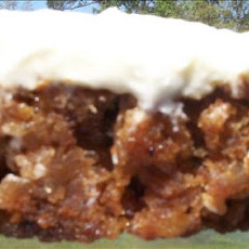 Pineapple Nectar Cake With Cream Cheese Icing
