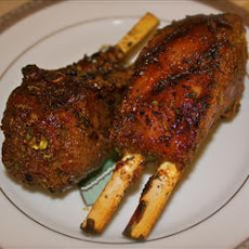 Grilled Lamb with Brown Sugar Glaze