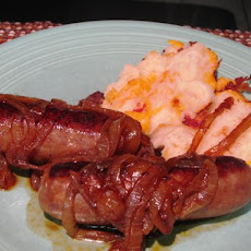 Elitetwig's Guinness Stout Sausages and Onions