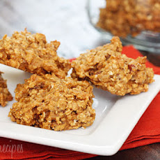 Pumpkin Spiced Oatmeal Pecan Cookies