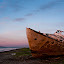 Ghostship Ashore by Luc Belisle - Transportation Boats
