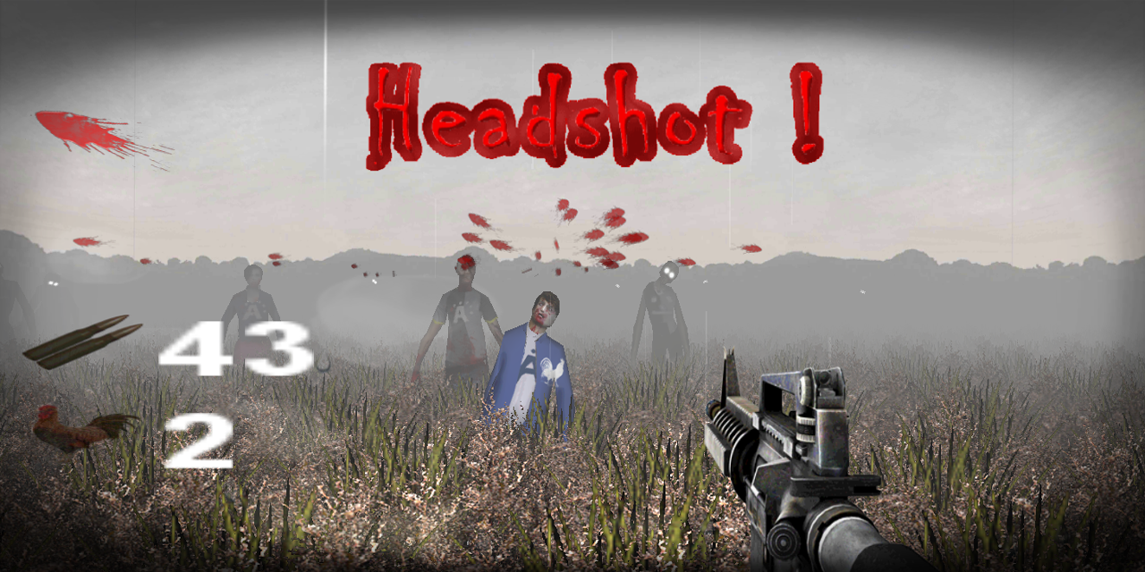 Android application London is Red. Zombie shooting screenshort