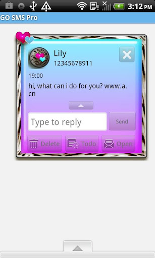 【免費個人化App】GO SMS THEME/BubbleGumTiger4U-APP點子