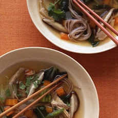 Lemongrass Chicken Soba Noodle Soup