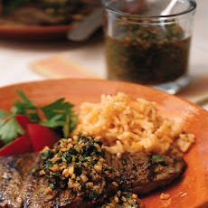 Steak with Chimichurri Sauce
