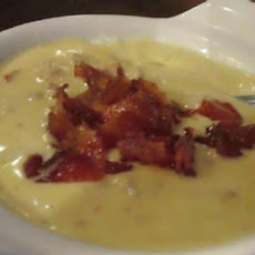 Smoked Gouda Fondue With Bacon and Almonds