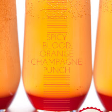 Spicy Blood Orange Champagne Punch
