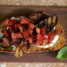 Grilled Eggplant, Bacon & Tomato Sandwiches With Basil Mayonnaise
