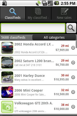 nearby-classifieds for android screenshot
