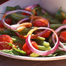 Green Bean-and-Tomato Salad with Roasted-Tomato Dressing