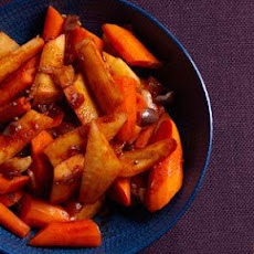 Braised Carrots and Parsnips