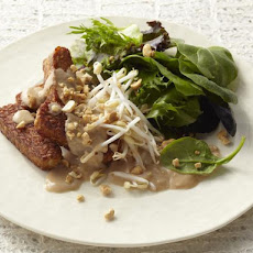 Pan-Seared Tempeh with Peanut Sauce