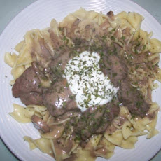 Crock Pot Beef Stroganoff