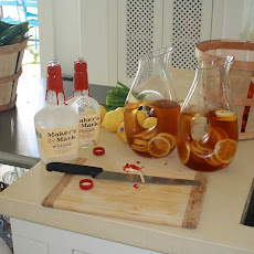 Watermelon and Bourbon Cocktail