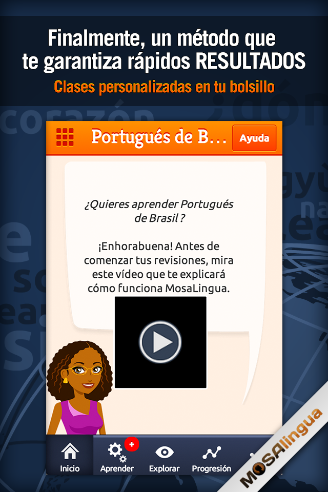 Android application Learn Brazilian Portuguese screenshort