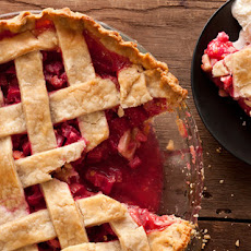 Latticed Rhubarb Pie Recipe