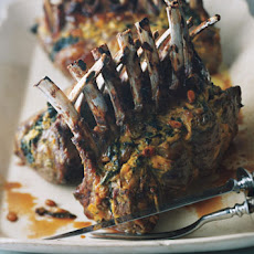 Rack of Lamb with Swiss Chard