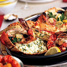 Platter of Roasted Shellfish with Trio of Sauces