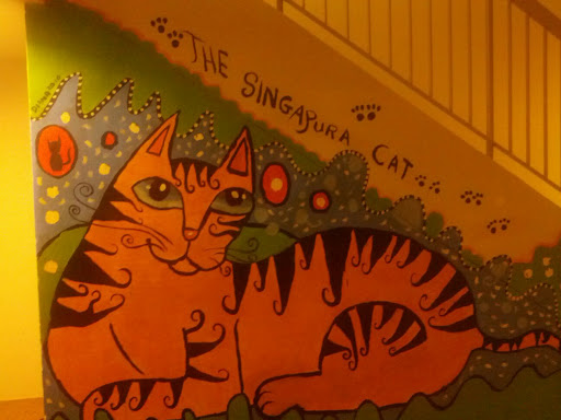 Singapura Cat Mural