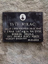 Ivo Mikac Memorial Plaque