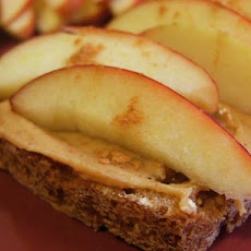 Apple and Peanut Butter Sandwich
