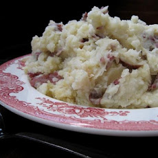 Roasted Garlic Smashed Red Potatoes
