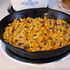 Creamy Crunchy Skillet Corn
