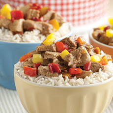 Chicken & Peppers Stir-Fry