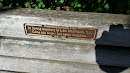 Len McIntosh Memorial Bench Plaque