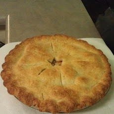 Boozy Grilled Peach Pie