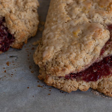 Raspberry Mega Scones