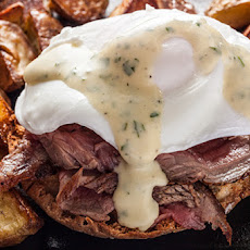 Steak and Eggs Benedict with Béarnaise Sauce Recipe