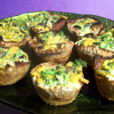 Mushroom Broccoli Cups