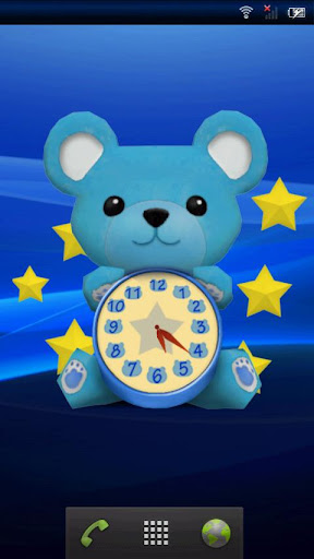 アクアベアー☆ClockWidget