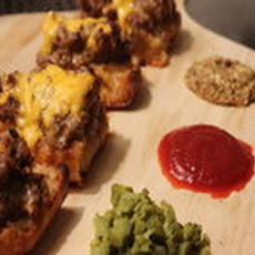 Open-Face Cheeseburger Sub