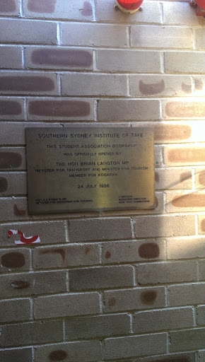 Southern Sydney Institute of Tafe Plaque
