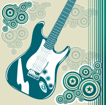 What about some more vector guitars and swirls? jt002pq What about some more vector guitars and swirls?