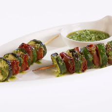 Grilled Zucchini and Prosciutto Skewers