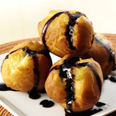 Olive Oil Doughnuts With Balsamic Glaze