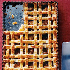 Lattice-Topped Vanilla Bean Pineapple Tart