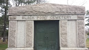 Mausoleum at Black Point Cemetery