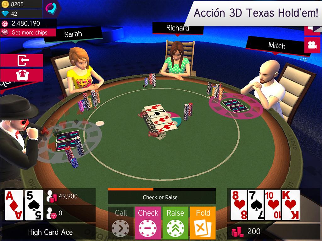 Android application Avakin Poker - 3D Social Club screenshort