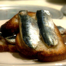 Bruschetta with Fresh Monterey Sardines