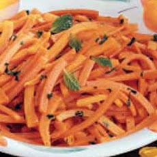 Minted Carrots With Pineapple
