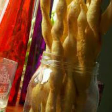 Crisp Rosemary Breadsticks