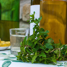 Mint Infused White Wine Syrup